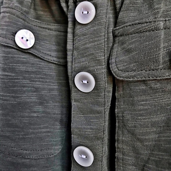 Off the shoulder ruffled trim utility top - Picture 9 of 11